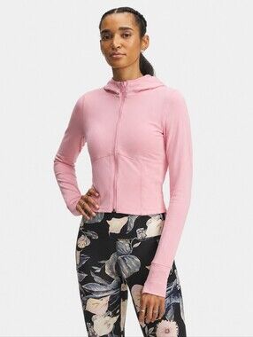 Under Armour Pink Full-Zip Hooded Women's Jacket